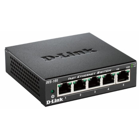 -Link D-Link 5-Port Fast Ethernet Unmanaged Desktop Switch