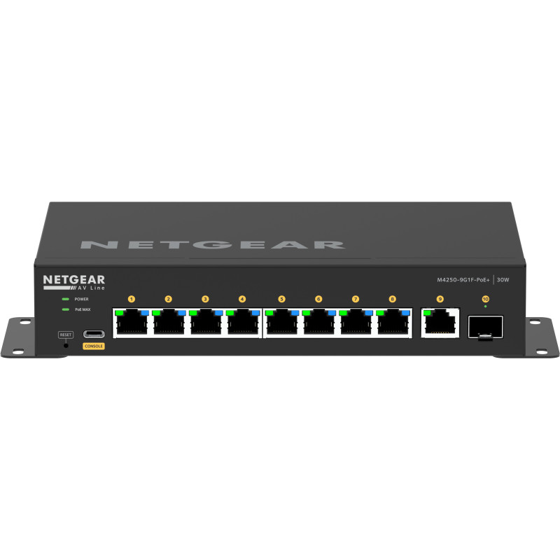 ETGEAR 8x1G PoE+ 110W 1x1G and 1xSFP Managed Switch