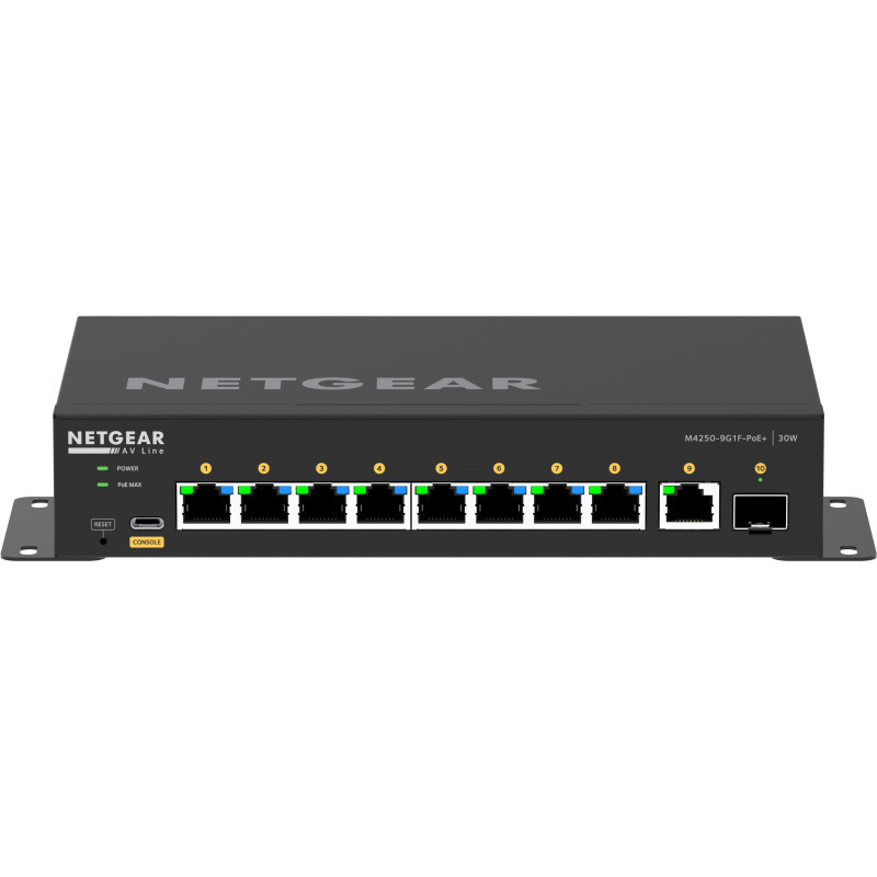 ETGEAR 8x1G PoE+ 110W 1x1G and 1xSFP Managed Switch