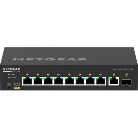 ETGEAR 8x1G PoE+ 110W 1x1G and 1xSFP Managed Switch