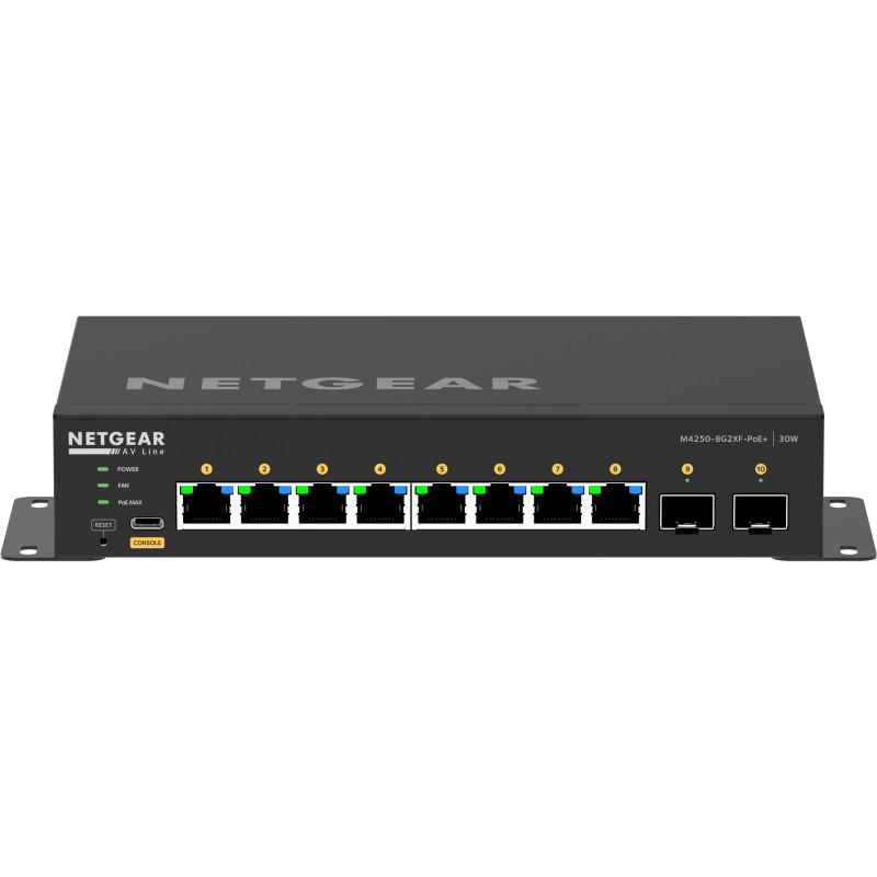 ETGEAR 8x1G PoE+ 220W and 2xSFP+ Managed Switch