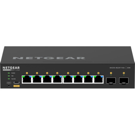 ETGEAR 8x1G PoE+ 220W and 2xSFP+ Managed Switch