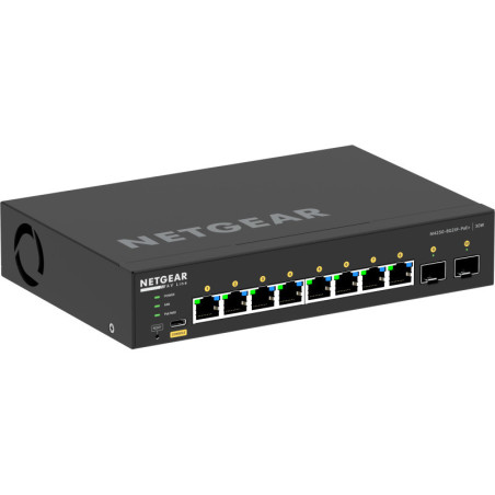 ETGEAR 8x1G PoE+ 220W and 2xSFP+ Managed Switch