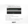 ETGEAR 8x1G PoE+ 220W and 2xSFP+ Managed Switch