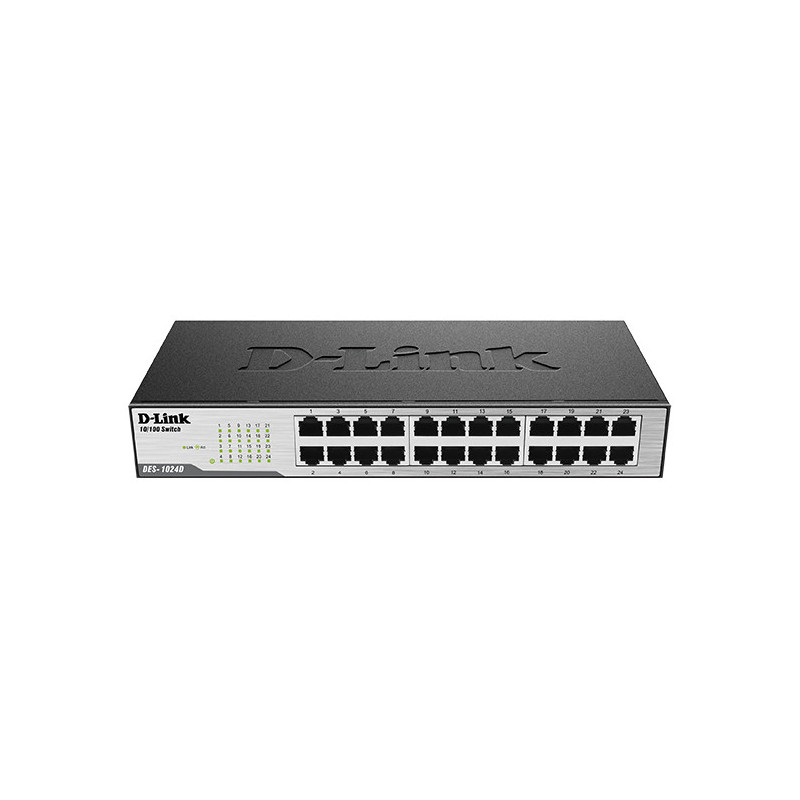 -Link D-Link 24-Port Fast Ethernet Unmanaged Desktop Switch