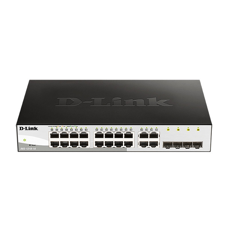 -Link D-Link 16-Port Gigabit Smart Managed Switch with 4 Combo Ports