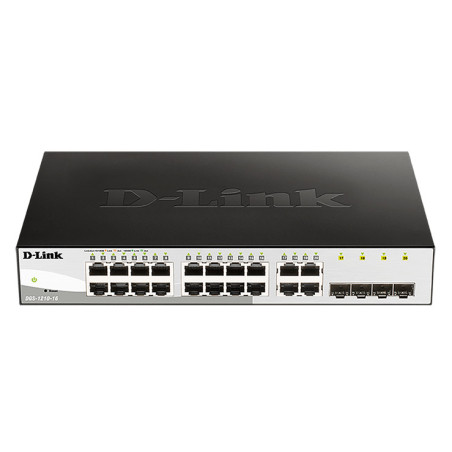 -Link D-Link 16-Port Gigabit Smart Managed Switch with 4 Combo Ports