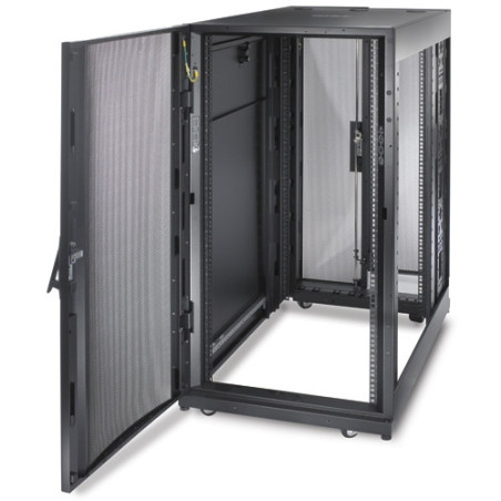 PC NetShelter SX, Server Rack Enclosure, 24U, Black, 1198.5H x 600W x 1070D mm