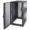 PC NetShelter SX, Server Rack Enclosure, 24U, Black, 1198.5H x 600W x 1070D mm