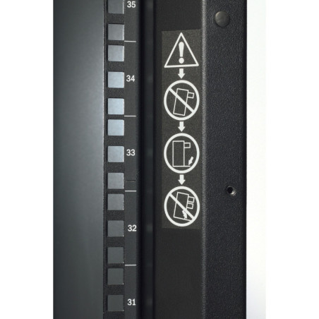 PC NetShelter SX, Server Rack Enclosure, 42U, Black, 1991.4H x 750W x 1070D mm