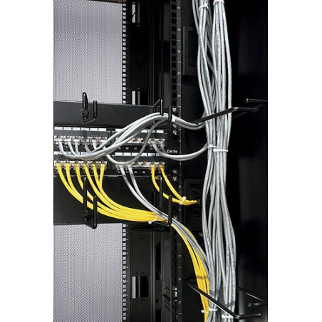 PC NetShelter Cable Management, Vertical Cable Manager, Rings, for NetShelter 750 and 800mm W Enclosures, Set of 8, 76 x 19 x 2