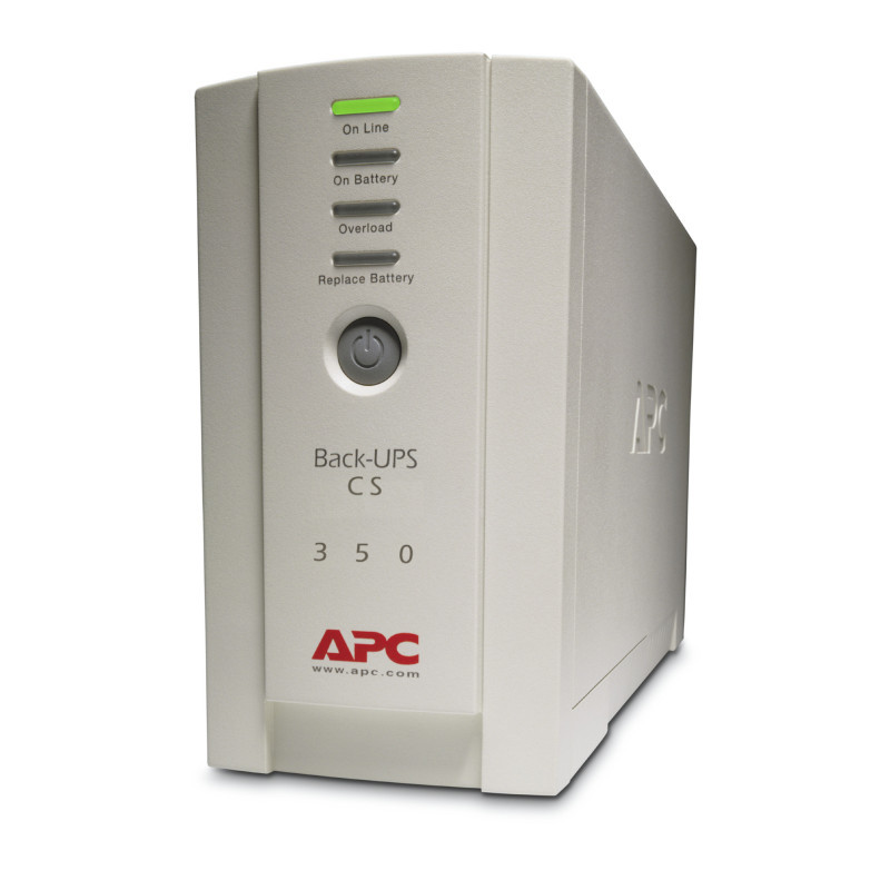 PC Back-UPS, 350VA/210W, Tower, 230V, 4x IEC C13 Outlets , User Replaceable Battery