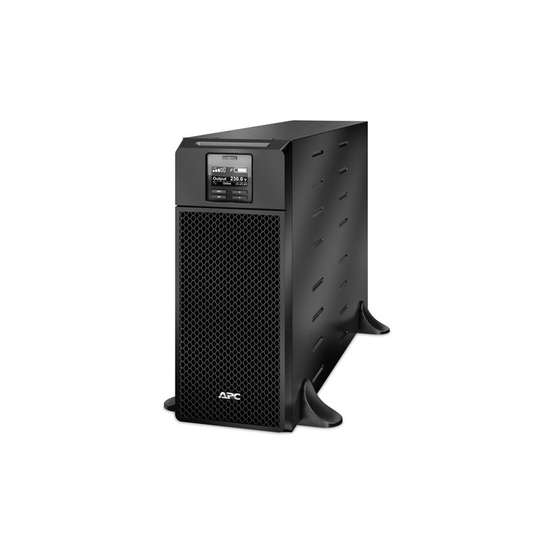 PC Smart-UPS On-Line, 6kVA/6kW, Tower, 230V, 6x C13+4x C19 IEC outlets, Network Card+SmartSlot, Extended runtime, W/O rail kit