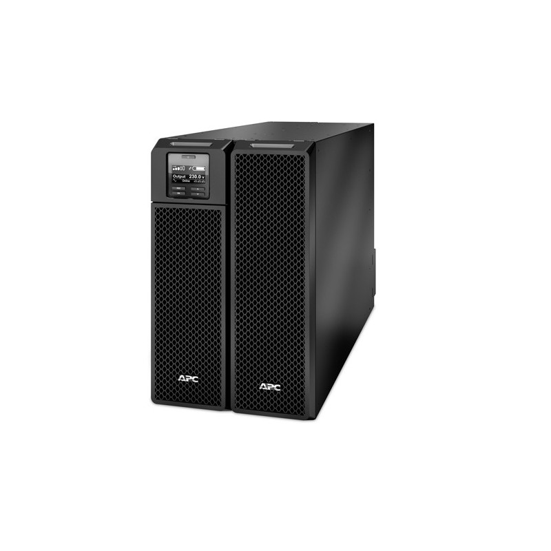 PC Smart-UPS On-Line, 8kVA/8kW, Tower, 230V 3:1 and 1:1, 6x C13+4x C19 IEC outlets, Network Card+SmartSlot, Extended runtime, W