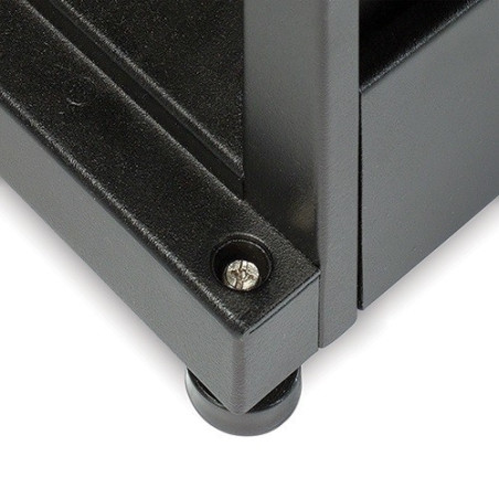 PC NetShelter SX, Networking Rack Enclosure, 42U, Black, 1991H x 750W x 1070D mm with Casters, Feet, Vertical Cable Managers, S