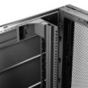 PC NetShelter SX, Networking Rack Enclosure, 42U, Black, 1991H x 750W x 1070D mm with Casters, Feet, Vertical Cable Managers, S