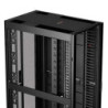PC NetShelter SX, Networking Rack Enclosure, 42U, Black, 1991H x 750W x 1070D mm with Casters, Feet, Vertical Cable Managers, S