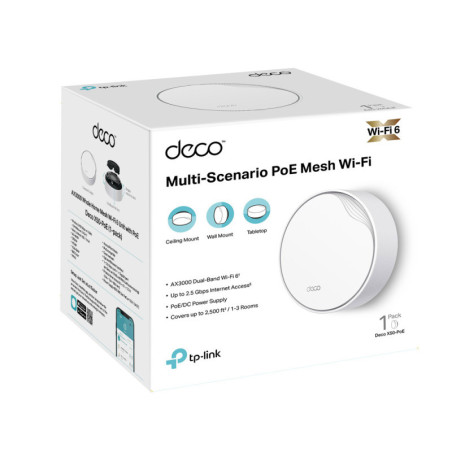 P-Link AX3000 Whole Home Mesh WiFi 6 System with PoE