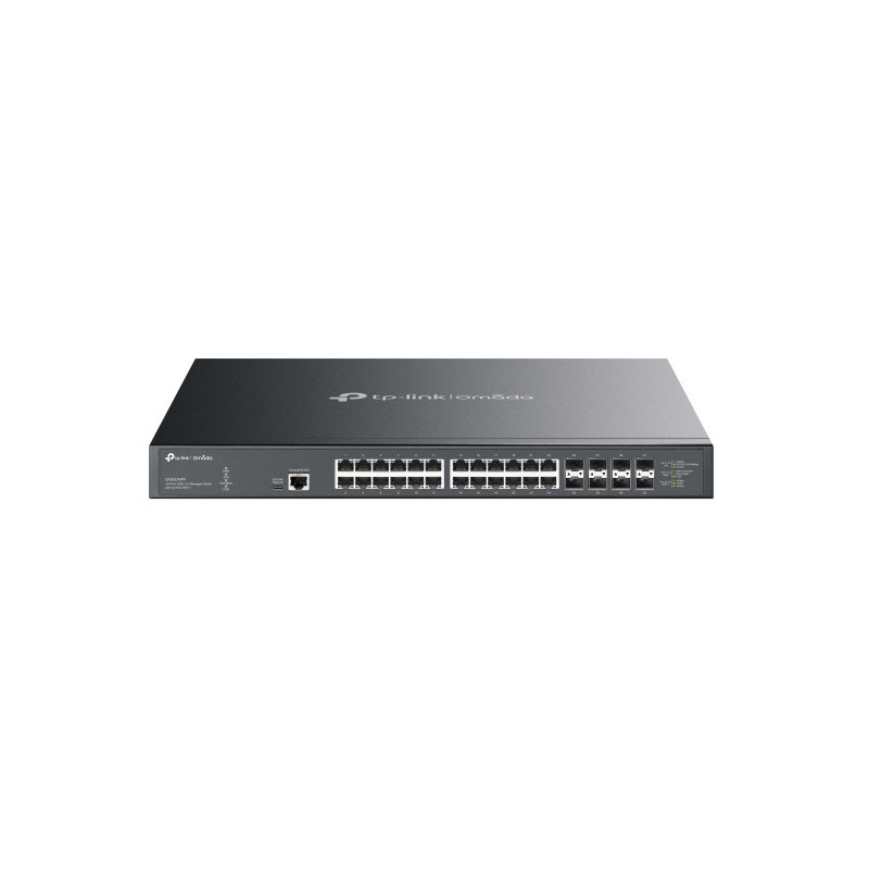 P-Link Omada 32-Port 10GE L2+ Managed Switch with 24-Port PoE++
