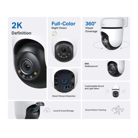P-Link Outdoor Pan/Tilt Security WiFi Camera