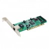 D-Link  32-bit PCI. 10/100/1000Mbps autosense. Full Duplex. TP connector