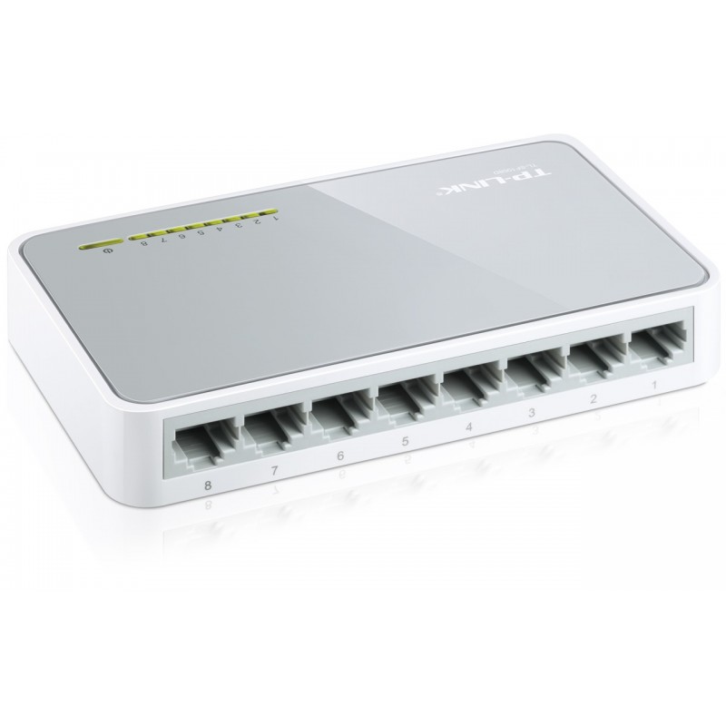 Switch 8-Ports TP-Link TL-SF1008D 10/100Mbps - CAPMICRO