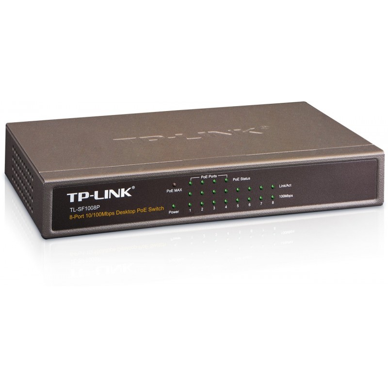 Tp Link 8 Port 10 100 Poe Switch Tp Link Unmanaged Desktop Swiches