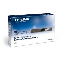 TP-LINK TL-SF1016DS 16 Port 10/100 Switch