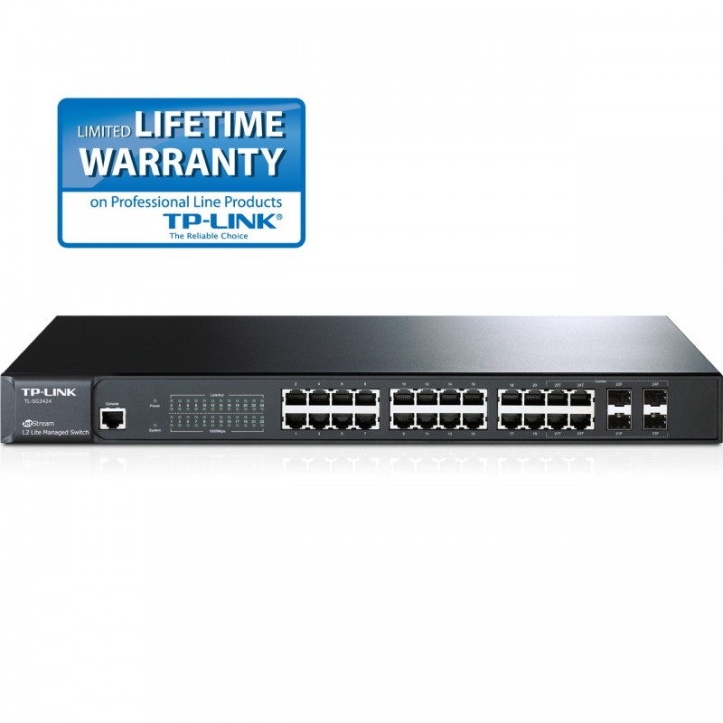 TP-LINK TL-SG3424 24-Port Gigabit L2 Managed Switch