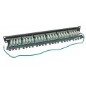 24 Port Shielded Cat6 RJ45 Patch Panel