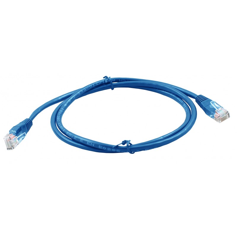 Ethernet Cable Cat5e 500 mm RJ45 Plug to RJ45 Plug Purple Patch Lead