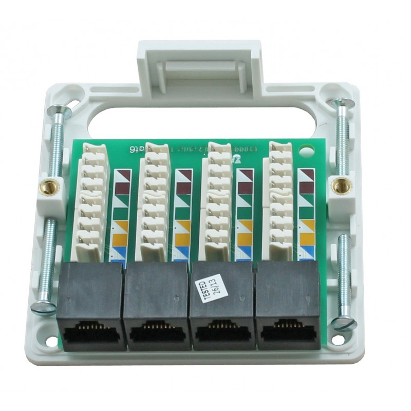 Cat5e CCS 4000 Series Tamper Proof Outlets | Cat5e Modules and Wall Outlets