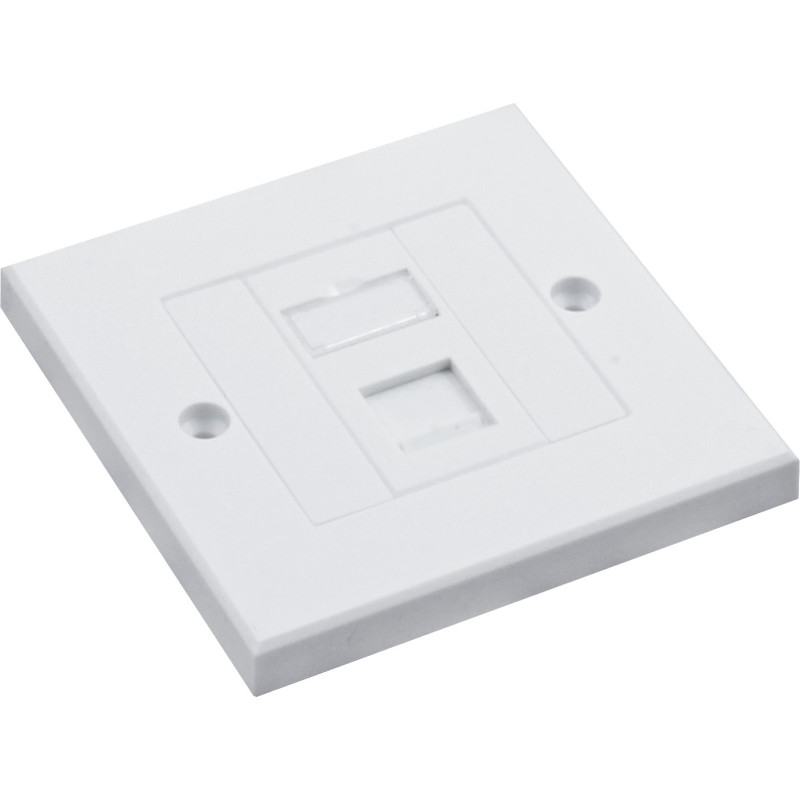 Cat6 UTP RJ45 Modules with Faceplate