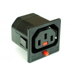 Locking IEC C13 Socket / IEC C14 Plug Rack PDU