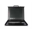 Startech 1U 19" Rackmount LCD Console - USB + PS/2