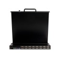 StarTech 1U 17" Rackmount LCD Console with Integrated 16 Port KVM Switch